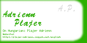 adrienn plajer business card